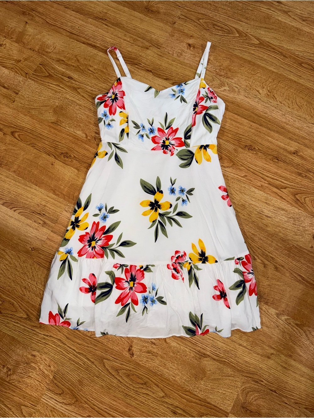 Old Navy Floral White mini dress